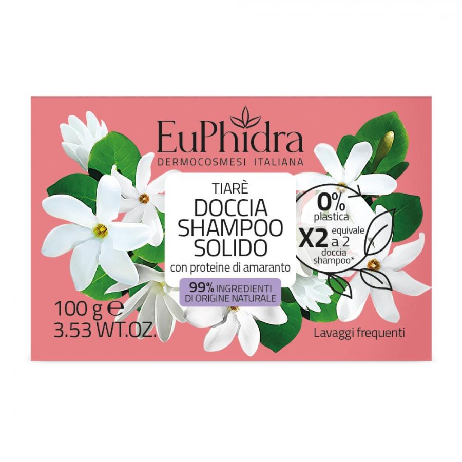 EUPHIDRA DOCCIA SHAMPOO SOLIDO Tiarè 100g